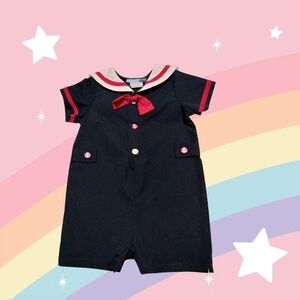 Good Lad Navy and Red Kids One Piece